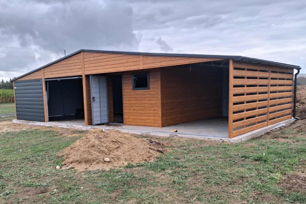 Garaż blaszany 12m x 6m